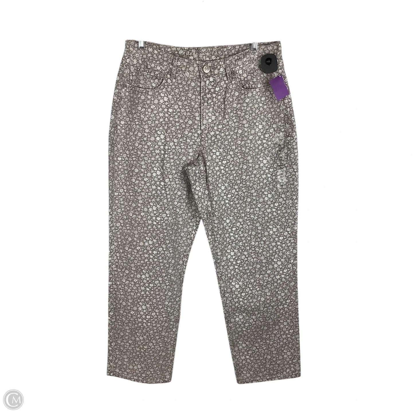 Jeans Boyfriend By American Eagle In Brown, Size: 10 short