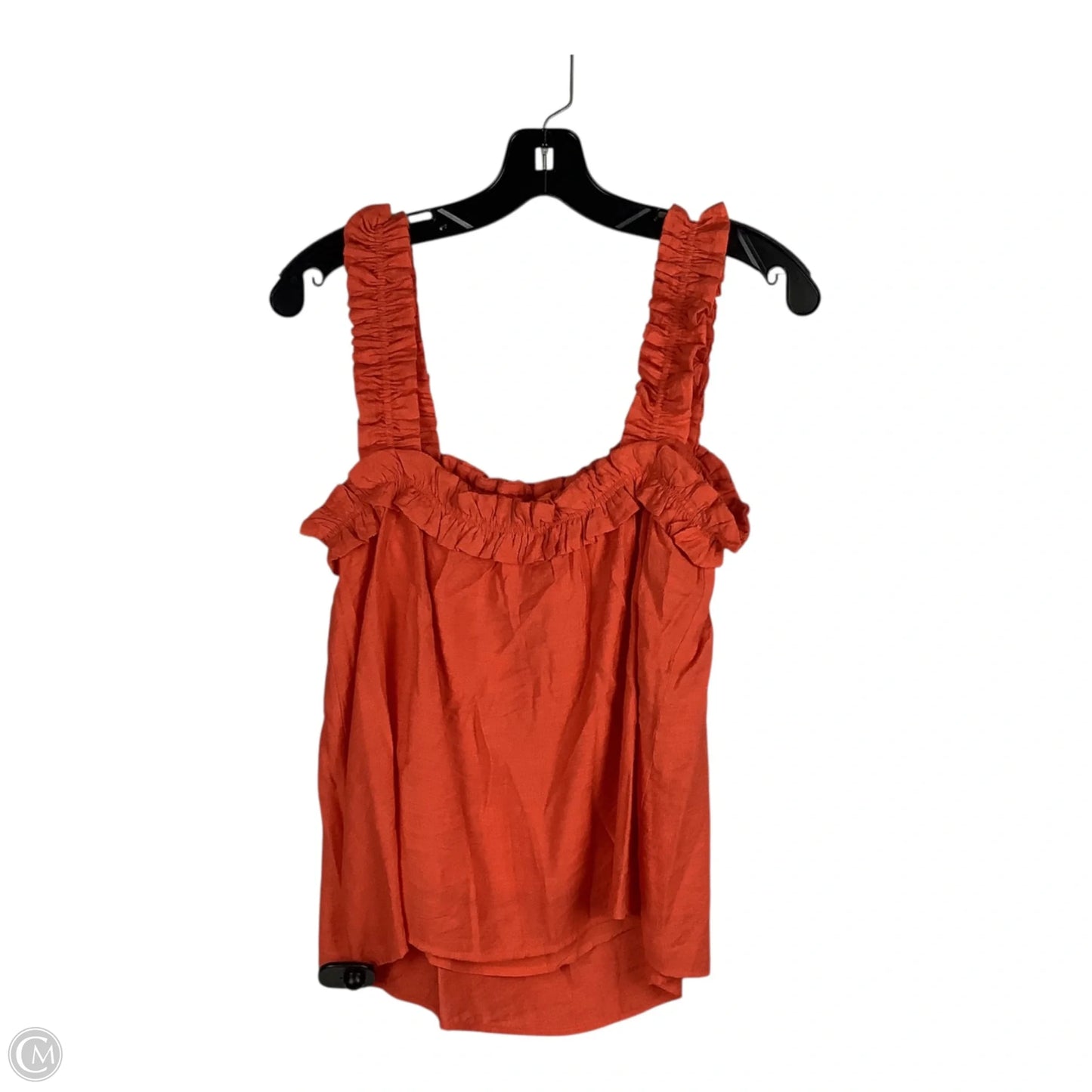 Top Sleeveless By Clothes Mentor In Orange, Size: M