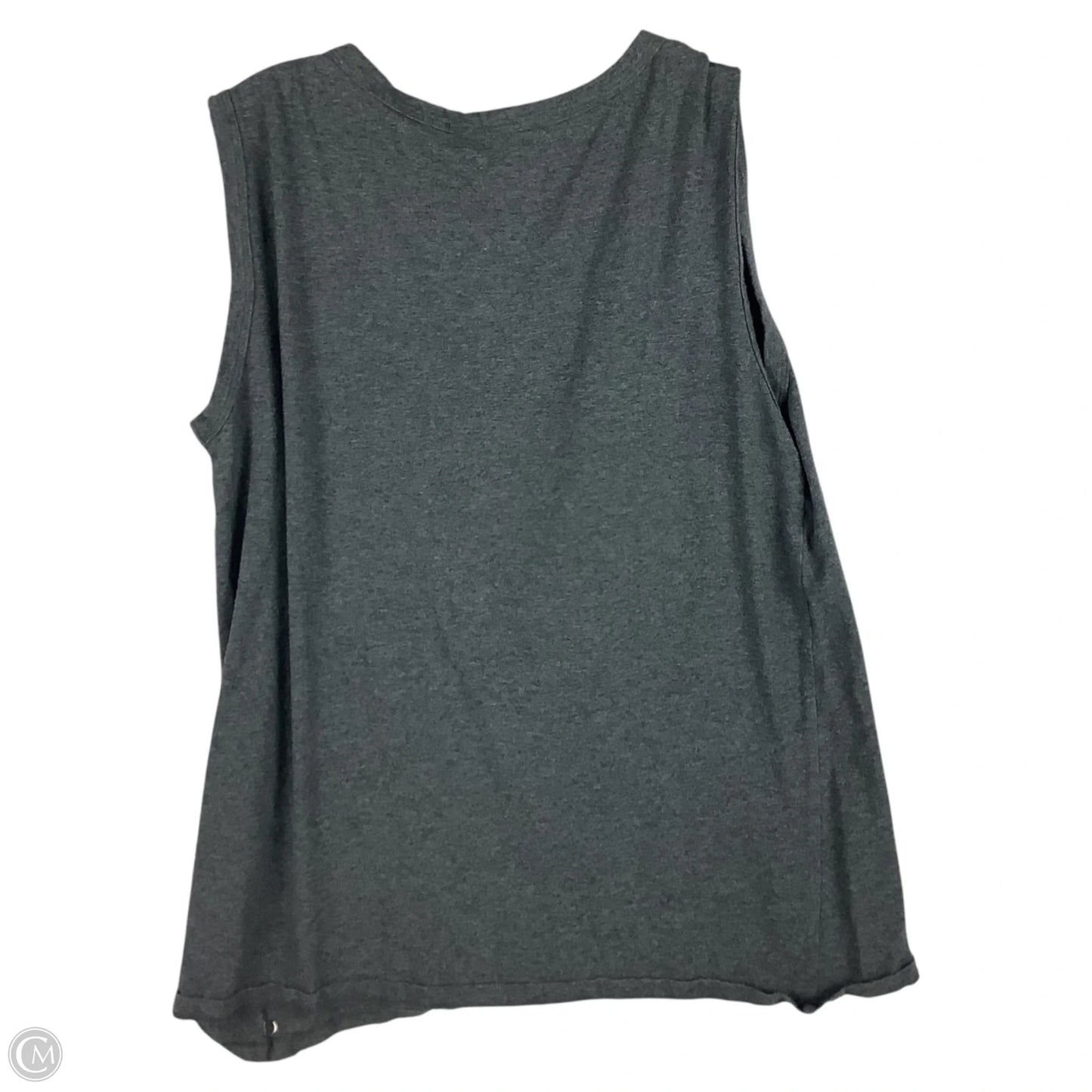 Top Sleeveless By Clothes Mentor In Grey, Size: M