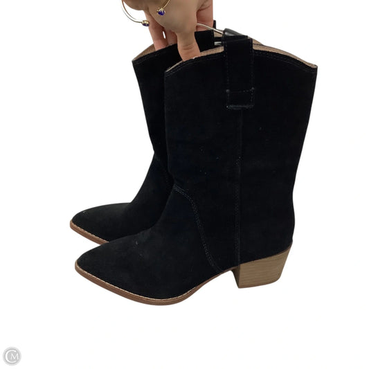 Boots Ankle Heels By Madewell In Black, Size: 5.5
