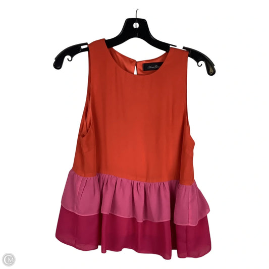 Top Sleeveless By Anna Grace In Pink, Size: S