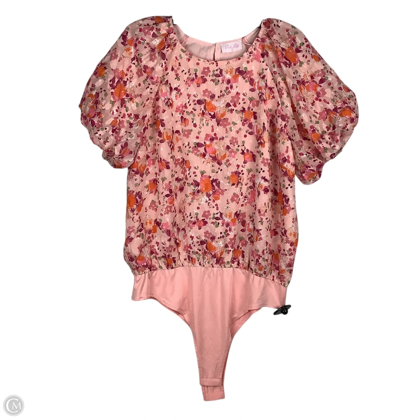 Bodysuit By Pink Lily In Pink, Size: L