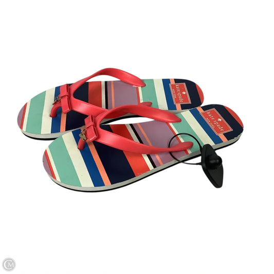 Sandals Designer By Kate Spade In Multi-colored, Size: 8
