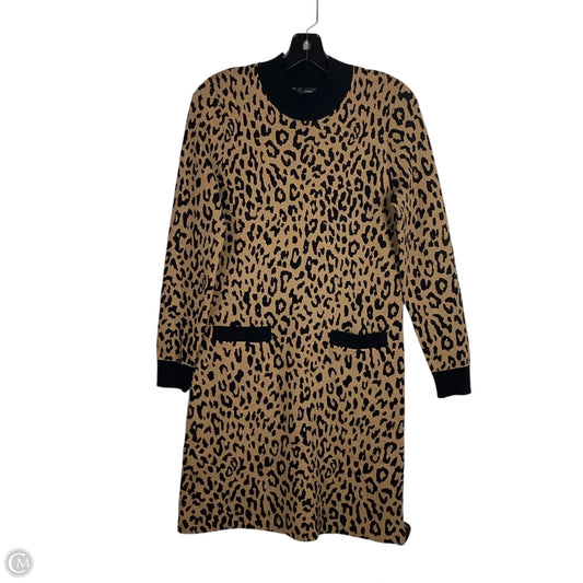 Dress Sweater By J. Crew In Animal Print, Size: S