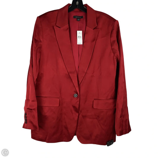 Blazer By Ann Taylor In Red, Size: 14
