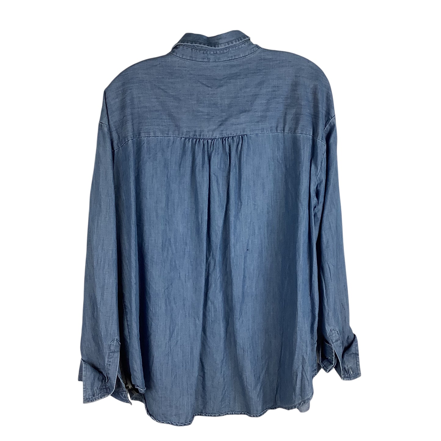 Top Long Sleeve By Wonderly In Blue, Size: Xl