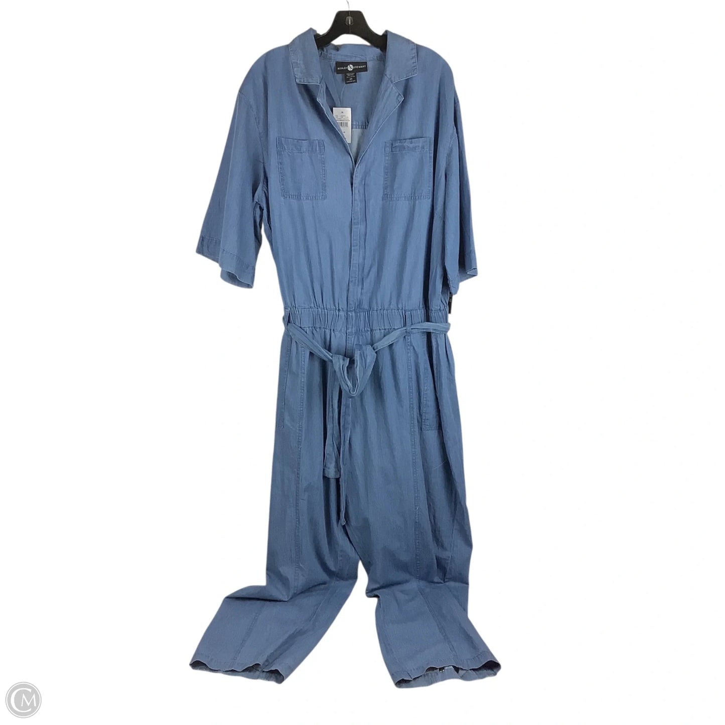 Jumpsuit By Ashley Stewart In Blue, Size: 20