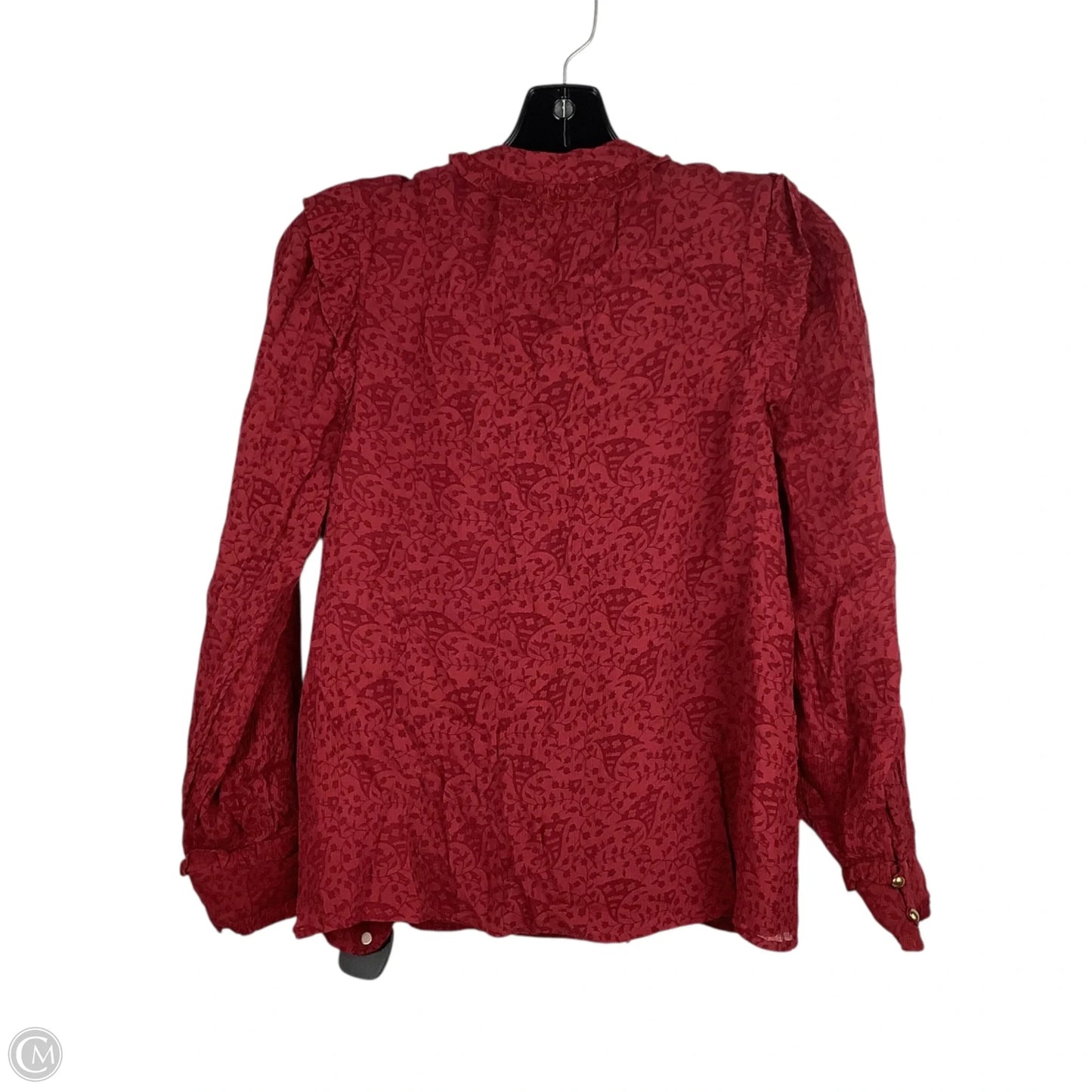 Top Long Sleeve By Clothes Mentor In Red, Size: Xs