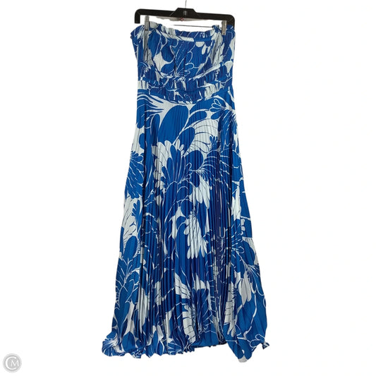 Dress Party Long By Taylor In Blue, Size: 12