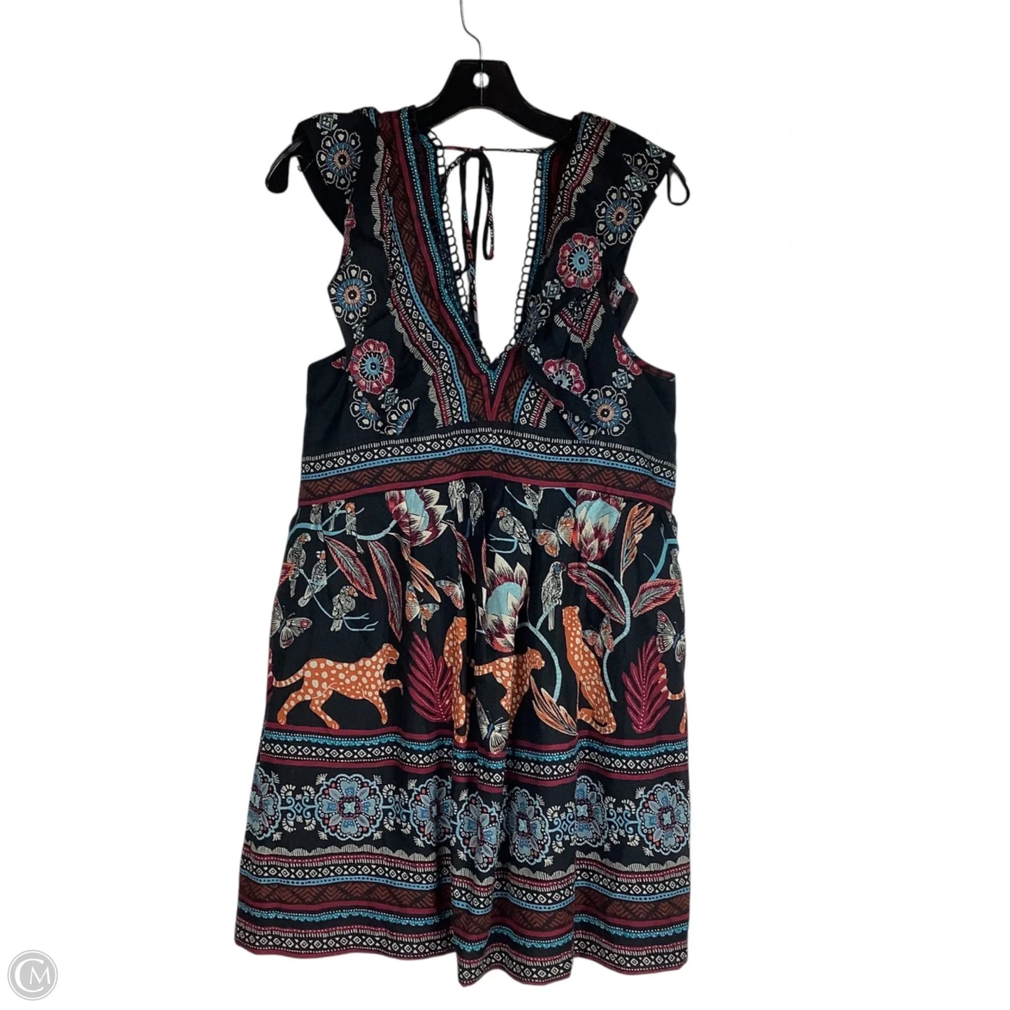 Dress Party Short By Anthropologie In Black, Size: S