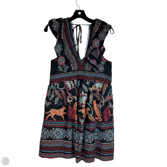 Dress Party Short By Anthropologie In Black, Size: S