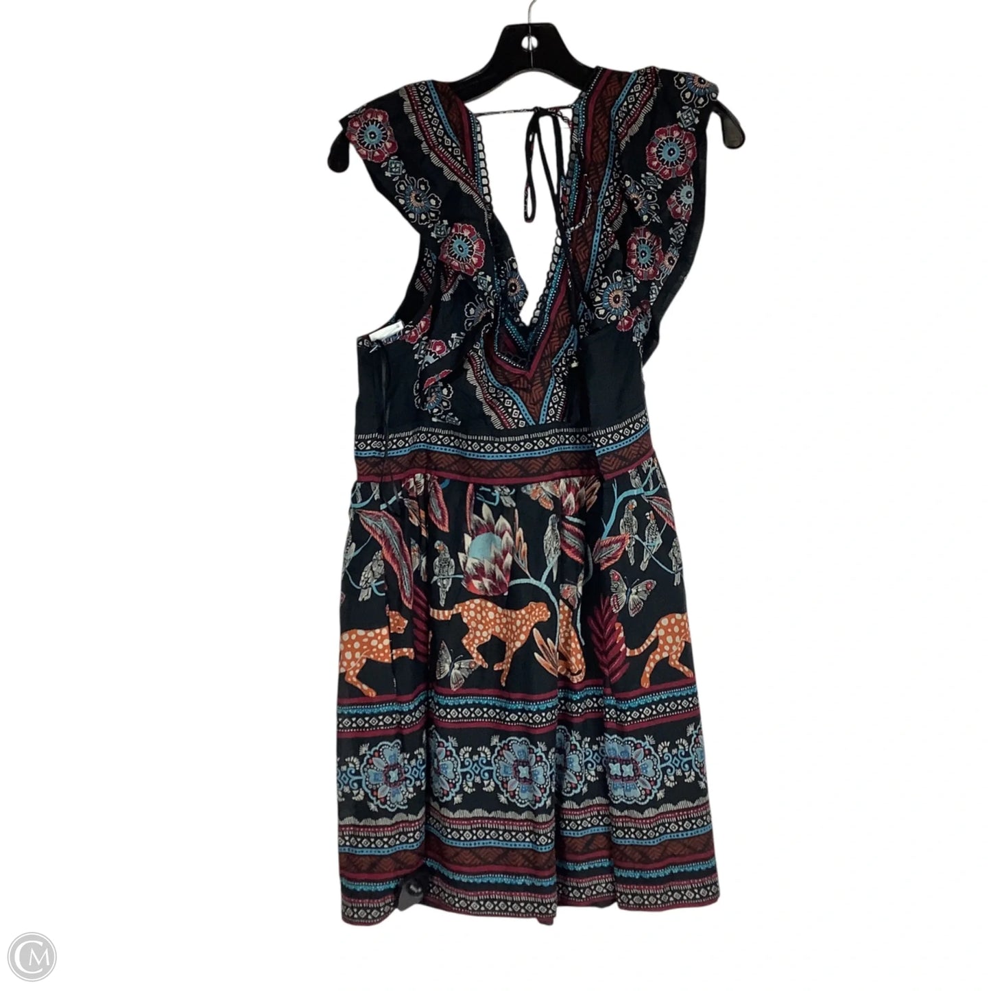 Dress Party Short By Anthropologie In Black, Size: S