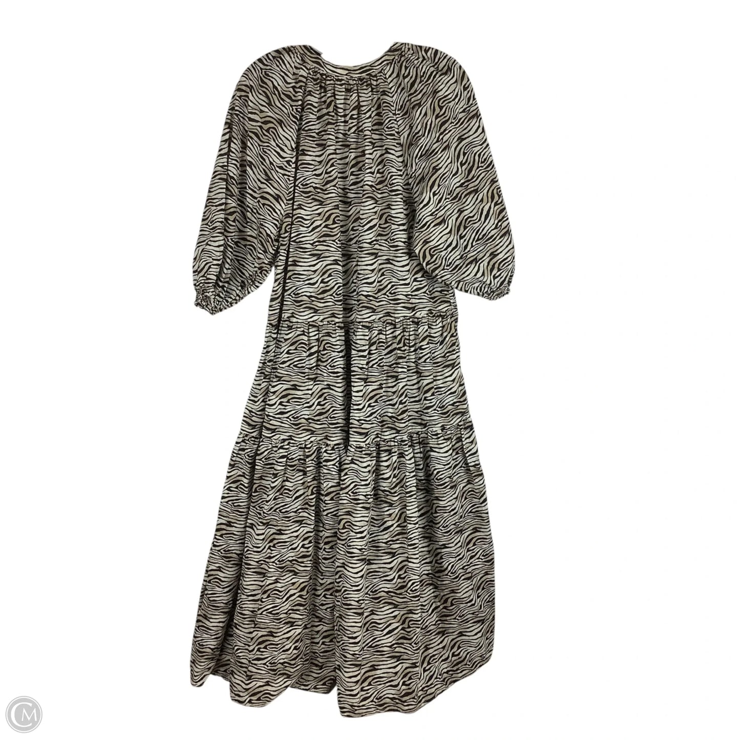 Dress Casual Maxi By Time And Tru In Zebra Print, Size: Xl