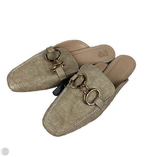 Shoes Flats By Shu Shop In Gold, Size: 10