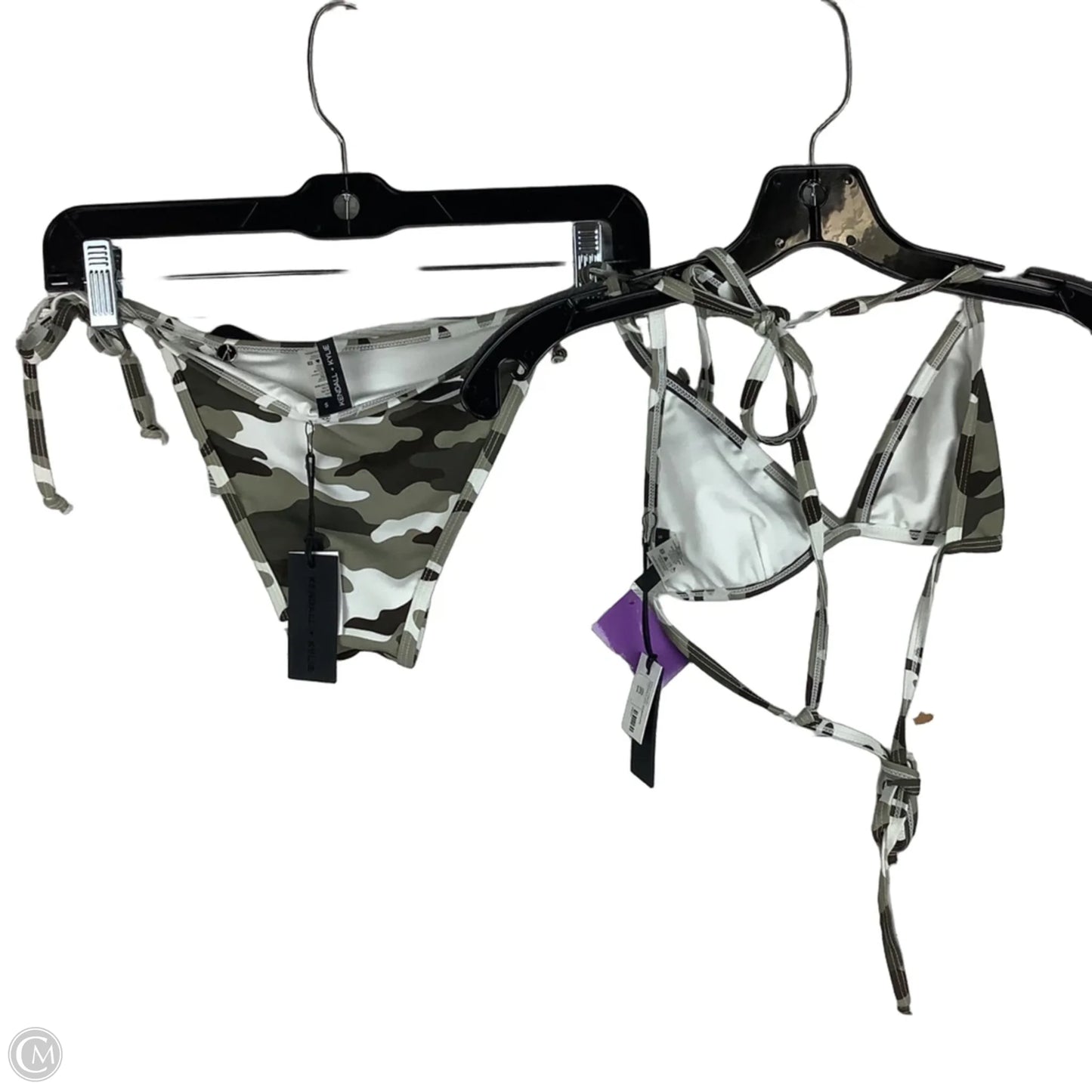 Swimsuit 2pc By Kendall + Kylie In Camouflage Print, Size: S