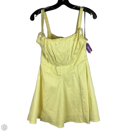 Dress Party Short By Forever 21 In Yellow, Size: M