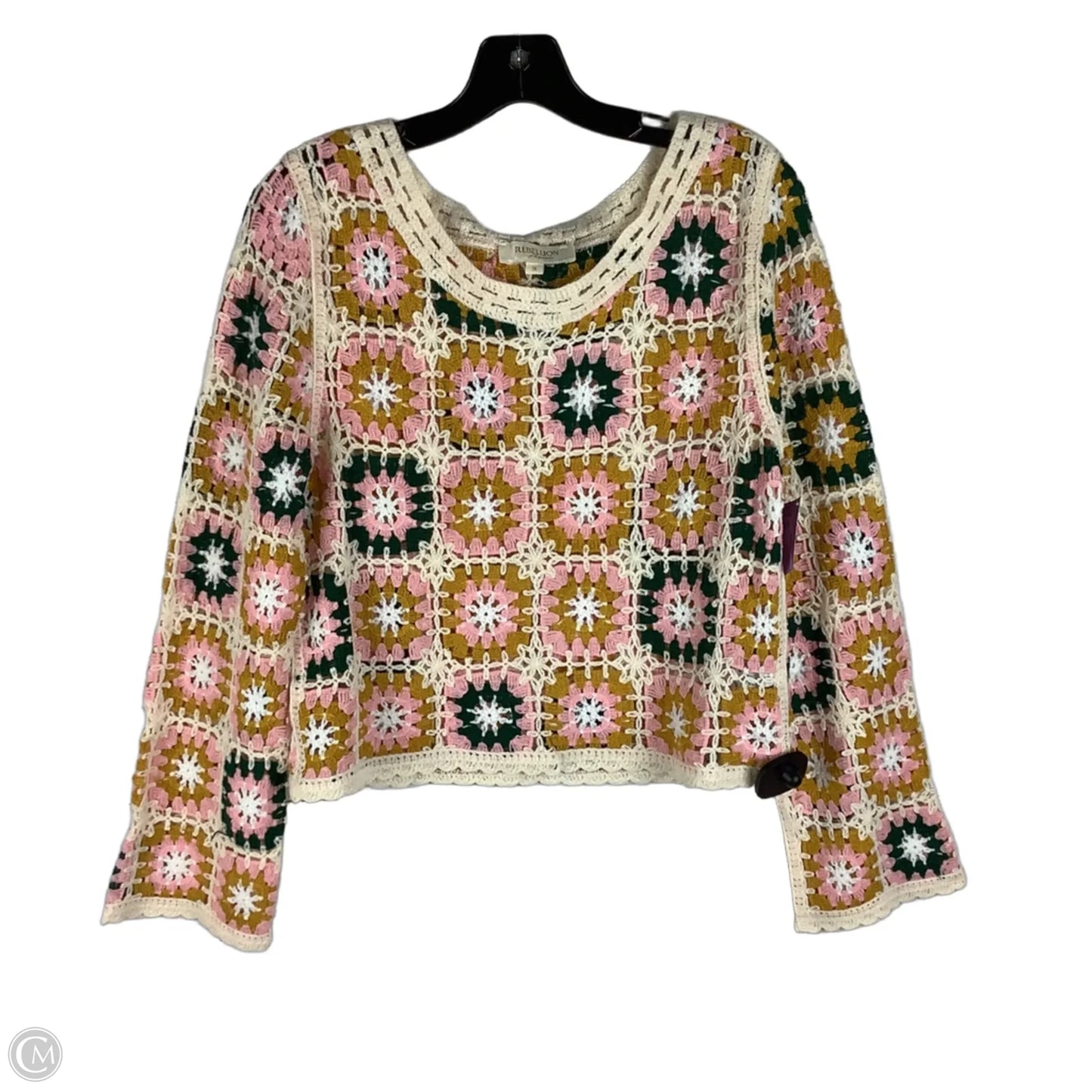 Sweater By Rebellion In Floral Print, Size: M