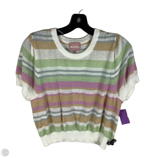 Sweater Short Sleeve By Show Me Your Mumu In Multi-colored, Size: S