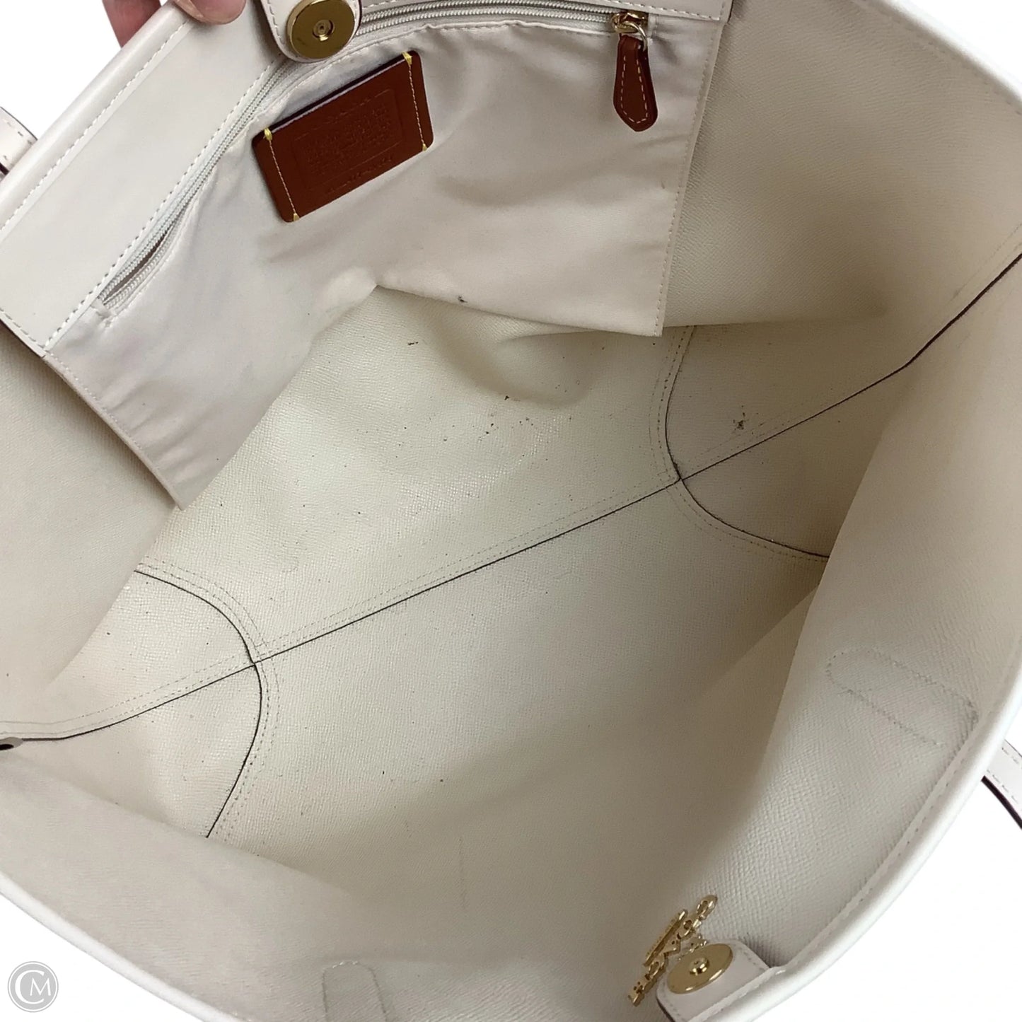 Handbag Designer By Coach, Size: Large