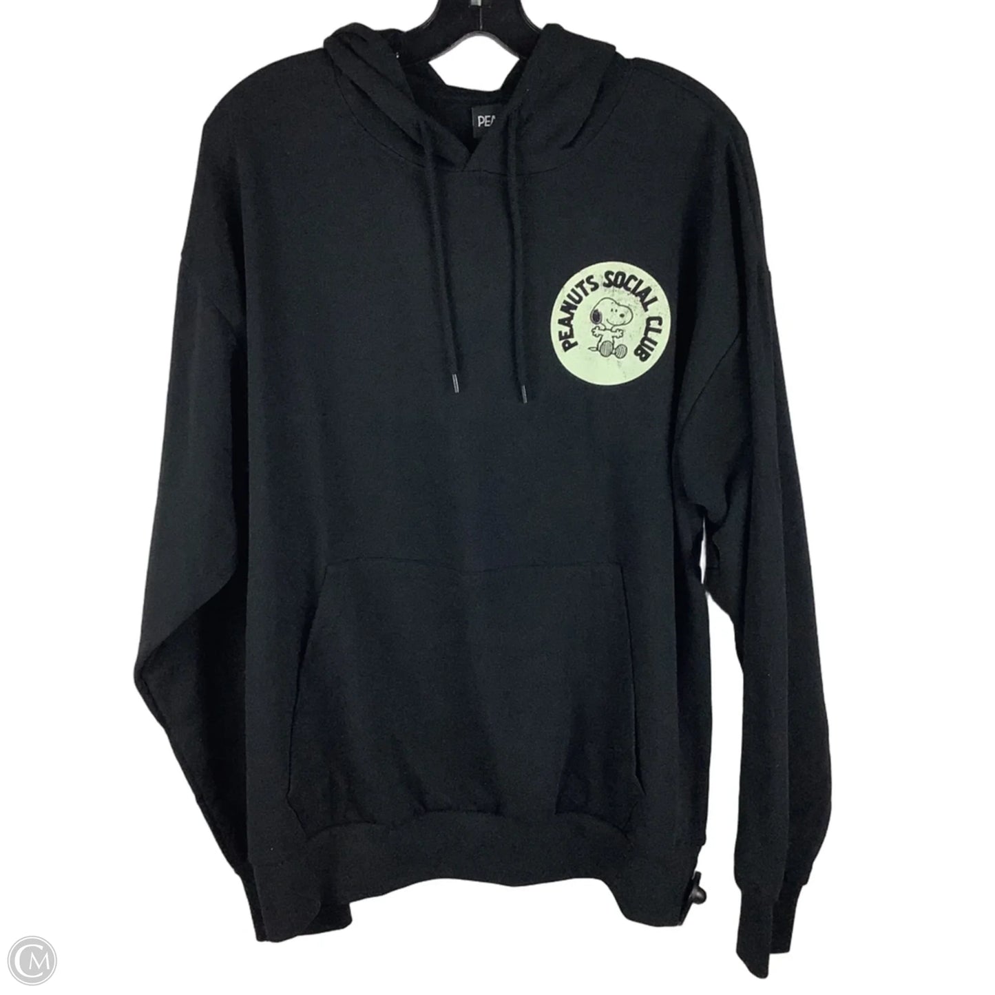 Sweatshirt Hoodie By Clothes Mentor In Black, Size: Xl