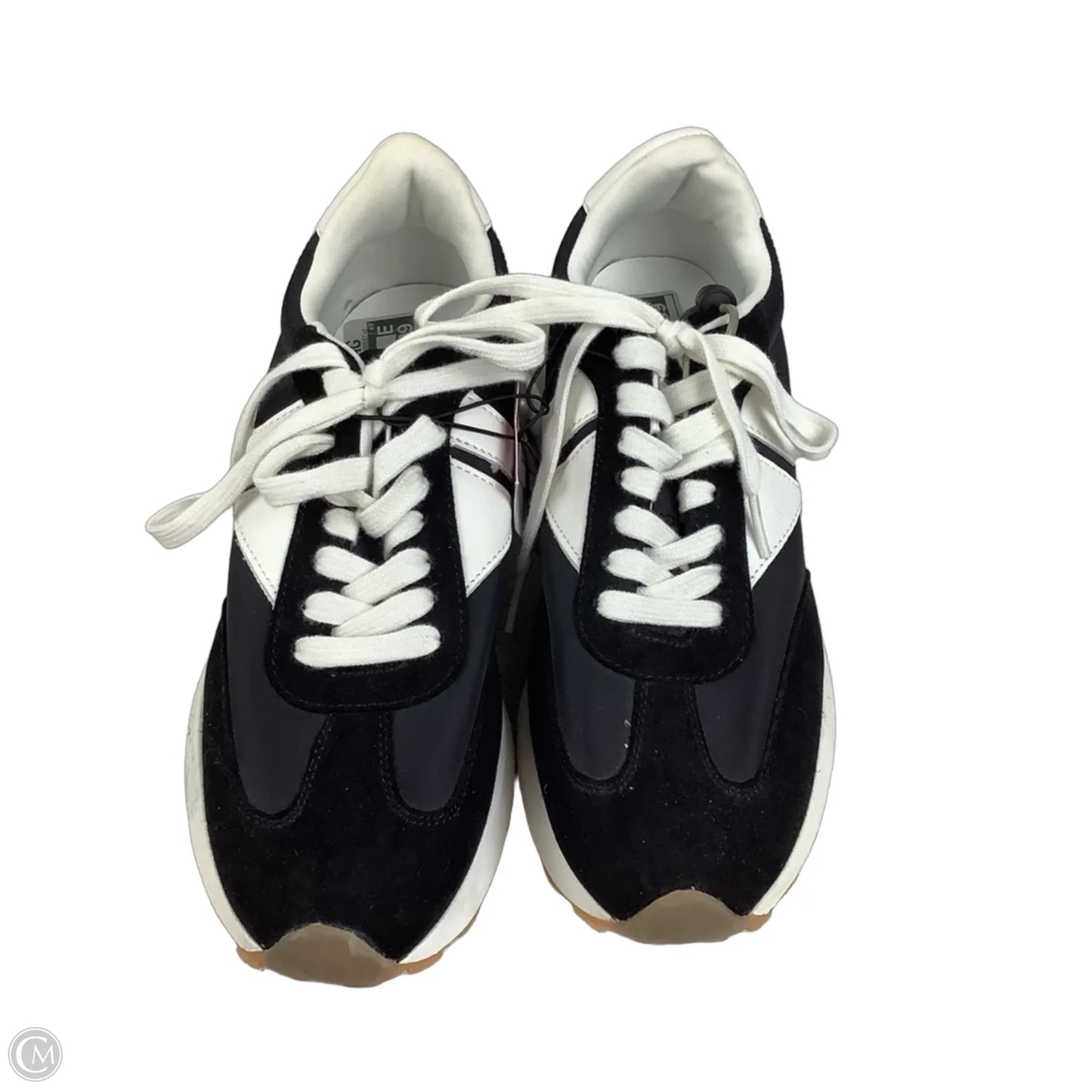 Shoes Sneakers By Steve Madden In Black & White, Size: 10
