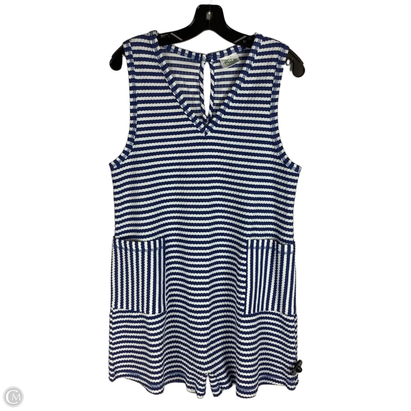 Romper By Clothes Mentor In Striped Pattern, Size: M