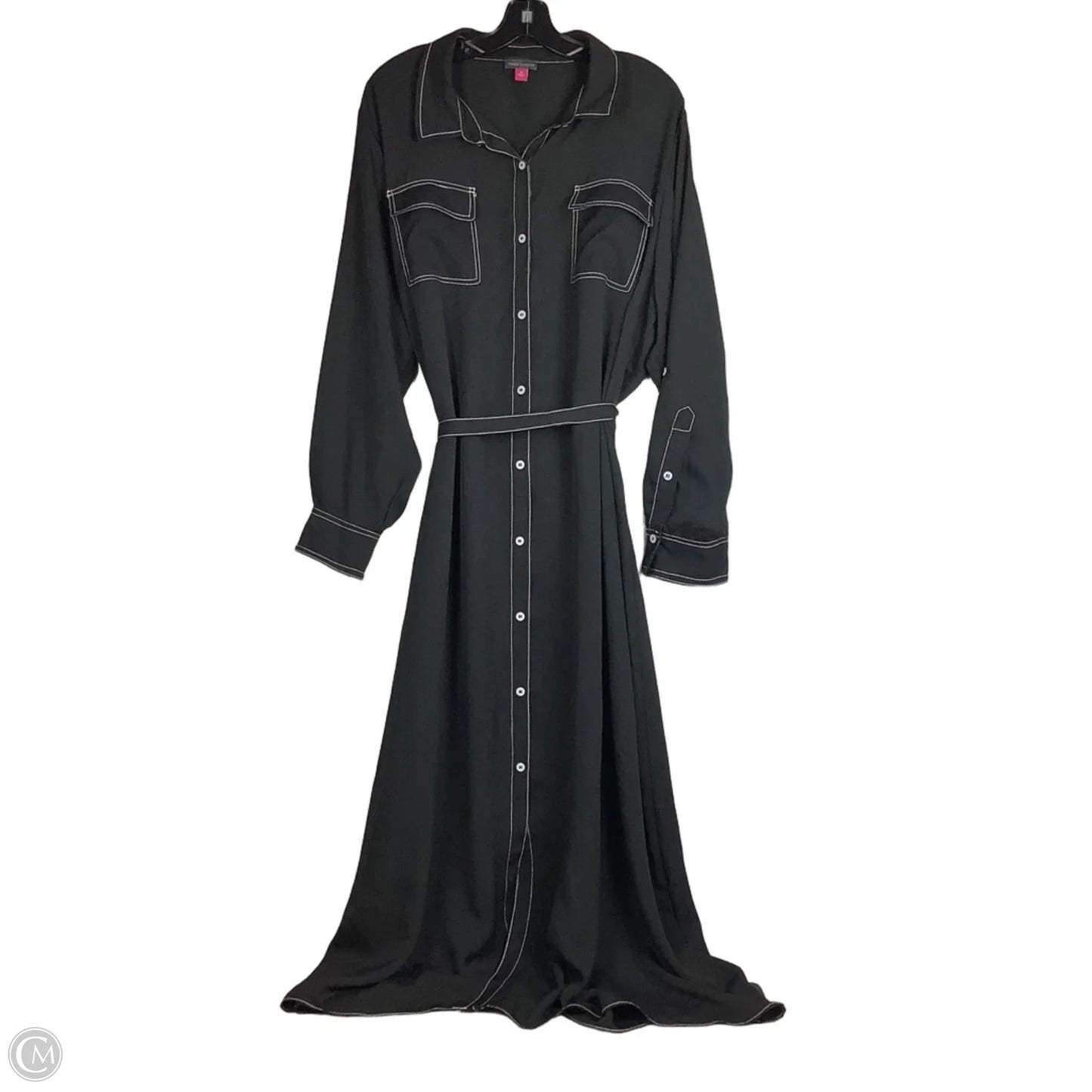Dress Party Long By Vince Camuto In Black, Size: 3x