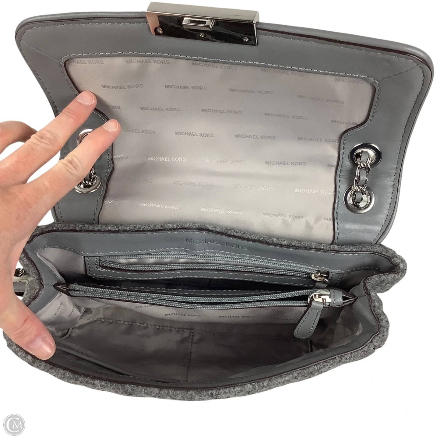 Crossbody Designer By Michael Kors, Size: Medium