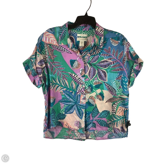 Top Short Sleeve By Cynthia Rowley In Multi-colored, Size: M
