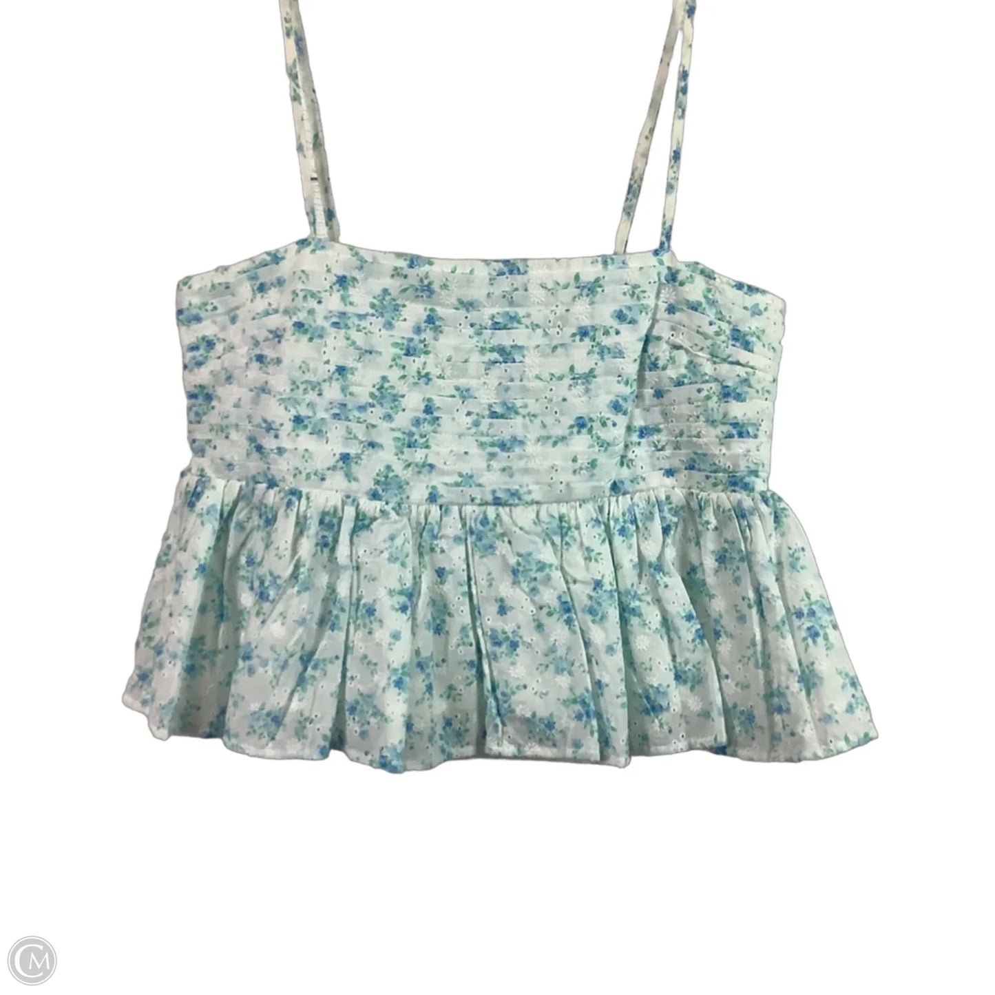 Top Sleeveless By Altard State In Black & Green, Size: M