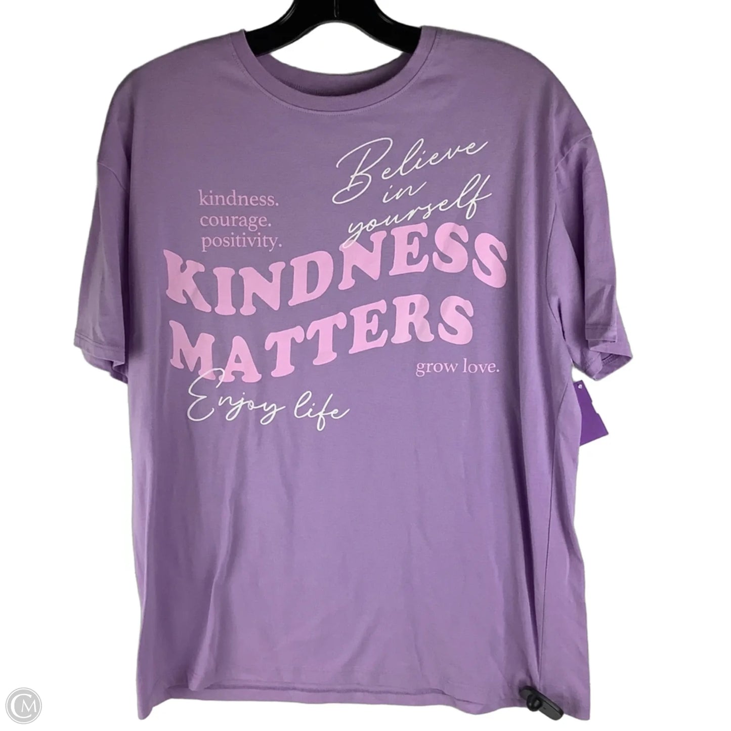 Top Short Sleeve By Grayson Threads In Purple, Size: S