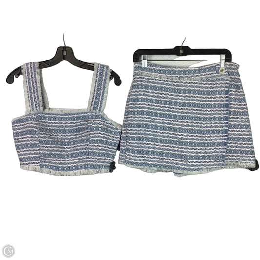 Skirt Set 2pc By House Of Harlow In Blue & Pink, Size: 8
