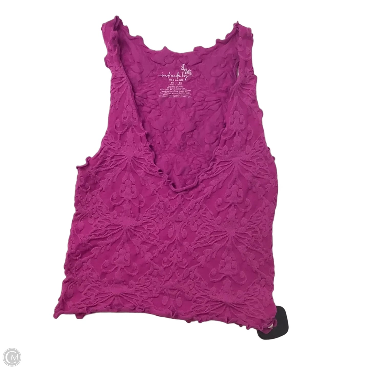 Top Sleeveless By Free People In Purple, Size: M