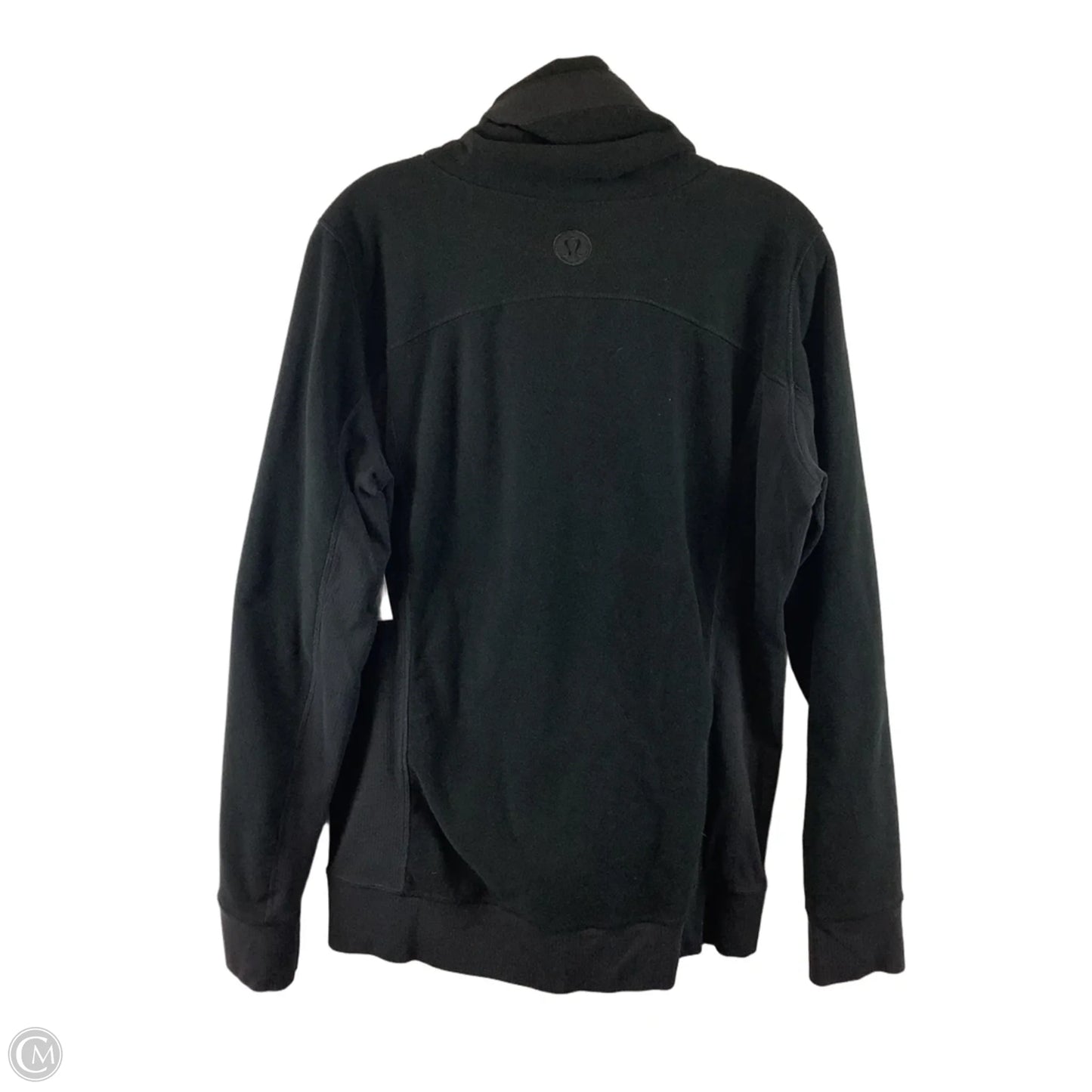 Athletic Jacket By Lululemon In Black, Size: 12