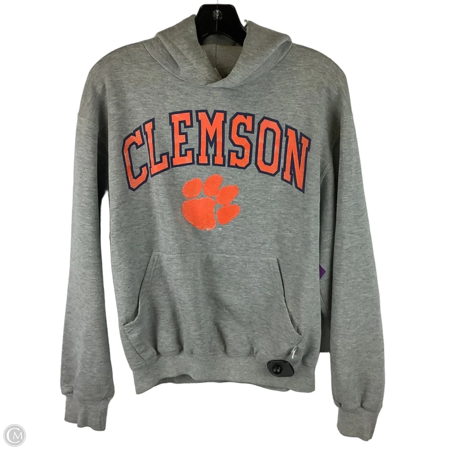 Sweatshirt Hoodie By Russel Athletic In Grey, Size: S