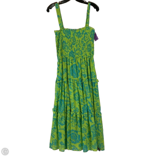 Dress Casual Maxi By Umgee In Blue & Green, Size: M