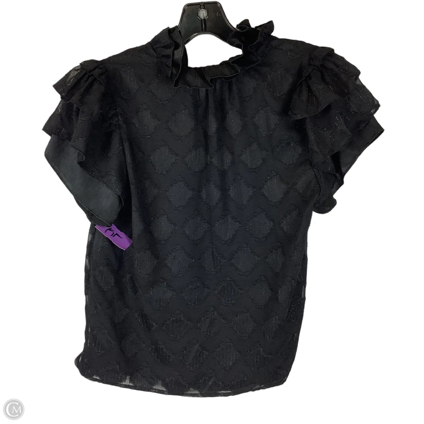 Top Short Sleeve By Thml In Black, Size: Xs
