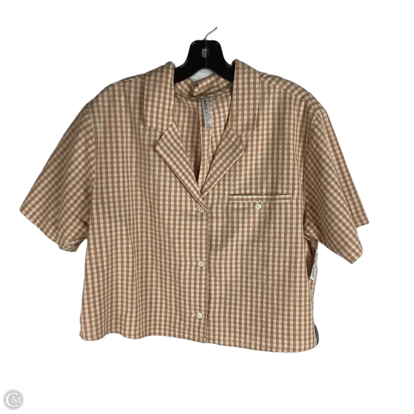 Top Short Sleeve By Clothes Mentor In Orange, Size: Xl