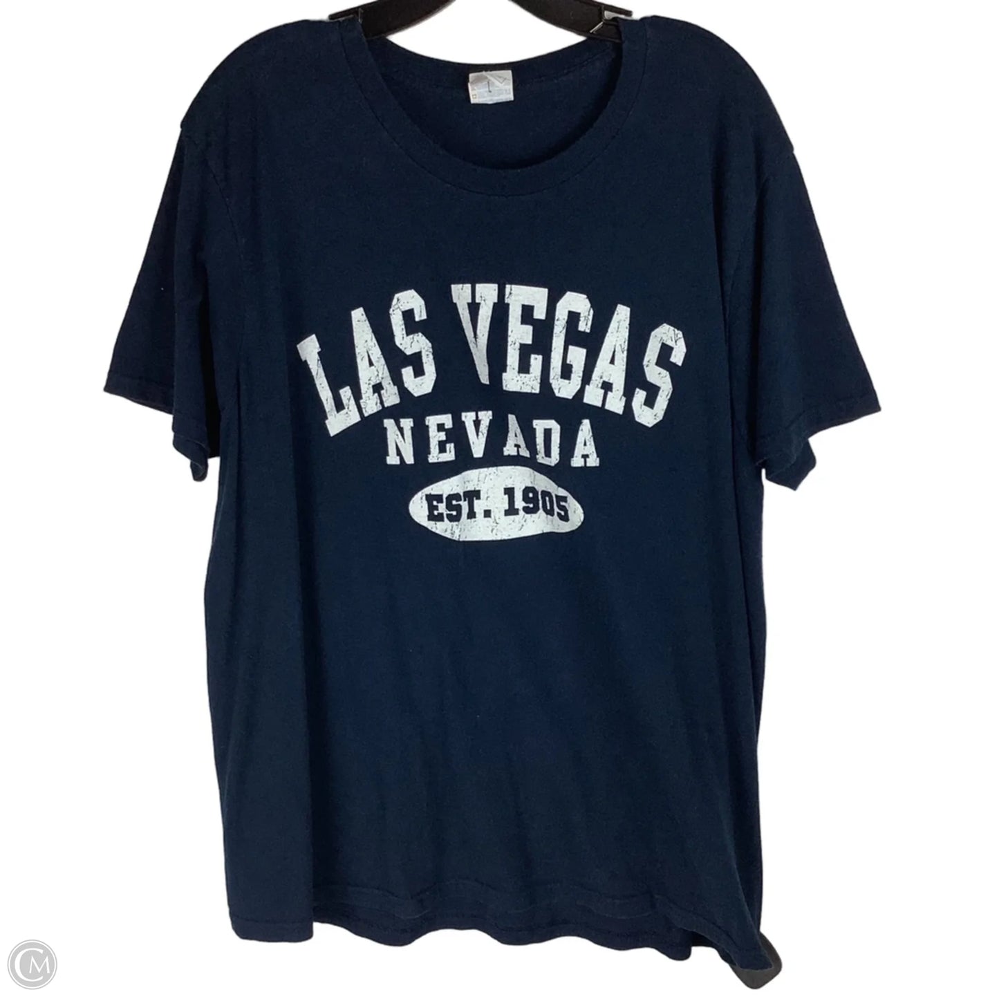 Top Short Sleeve By Clothes Mentor In Blue, Size: Xl