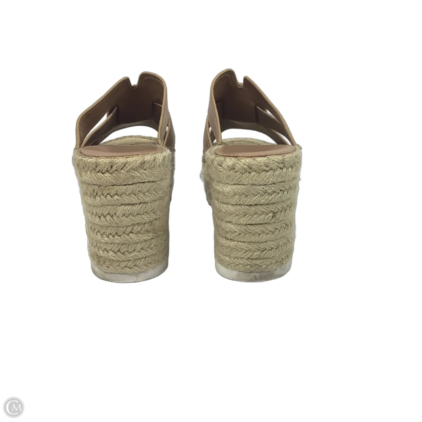 Sandals Heels Block By Marc Fisher In Tan, Size: 7.5