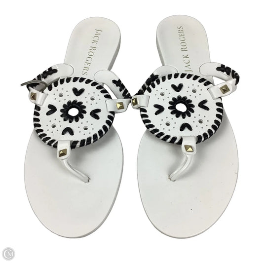 Sandals Flats By Jack Rogers In White, Size: 9