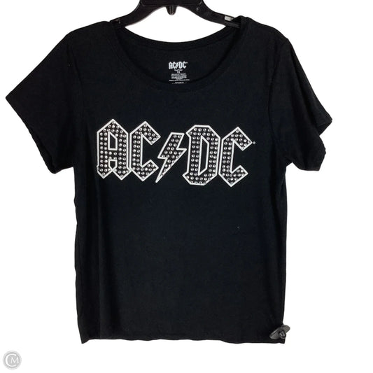 Top Short Sleeve By Clothes Mentor In Black, Size: 1x