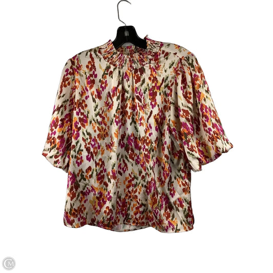 Top Short Sleeve By Thml In Multi-colored, Size: L