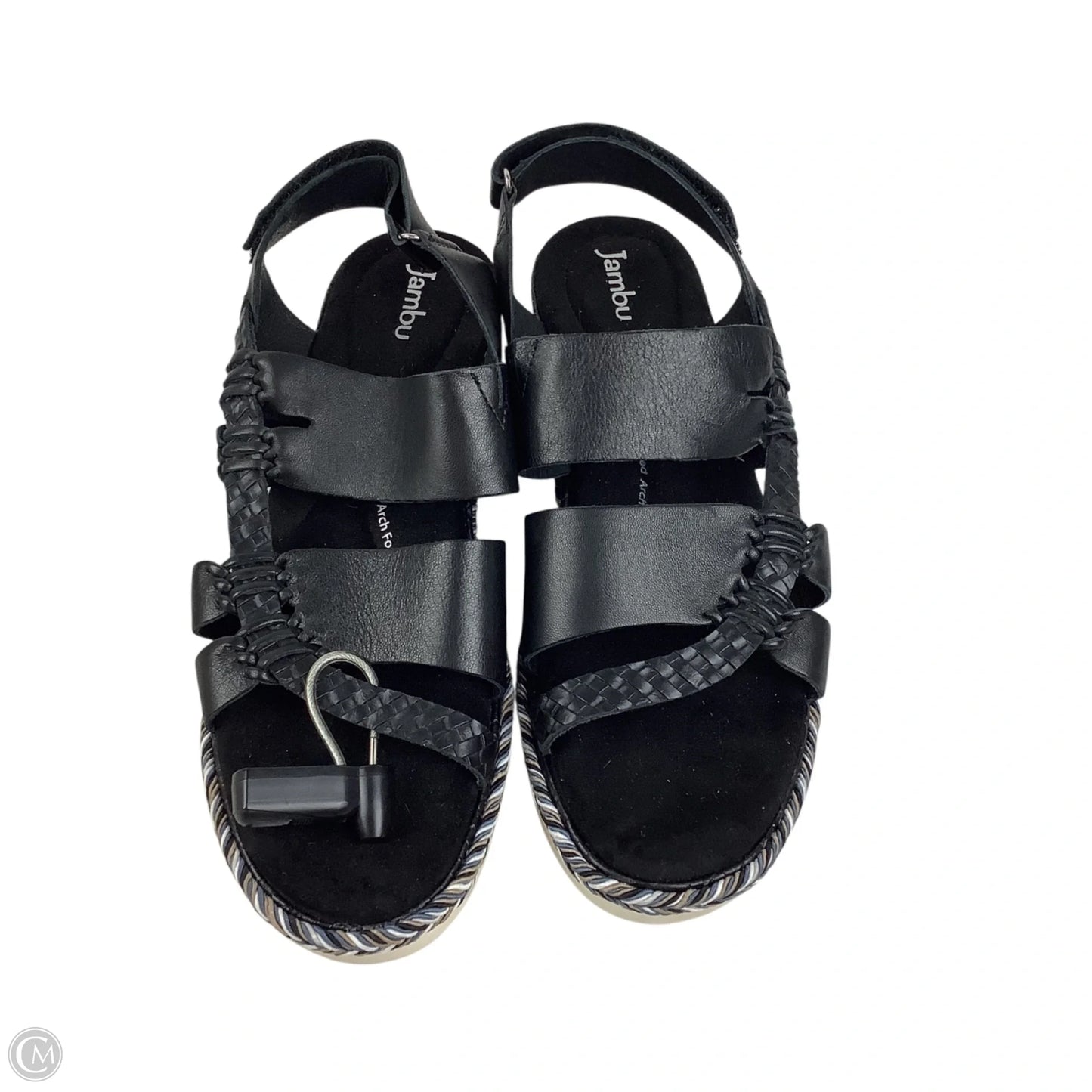 Sandals Heels Platform By Jambu In Black, Size: 8