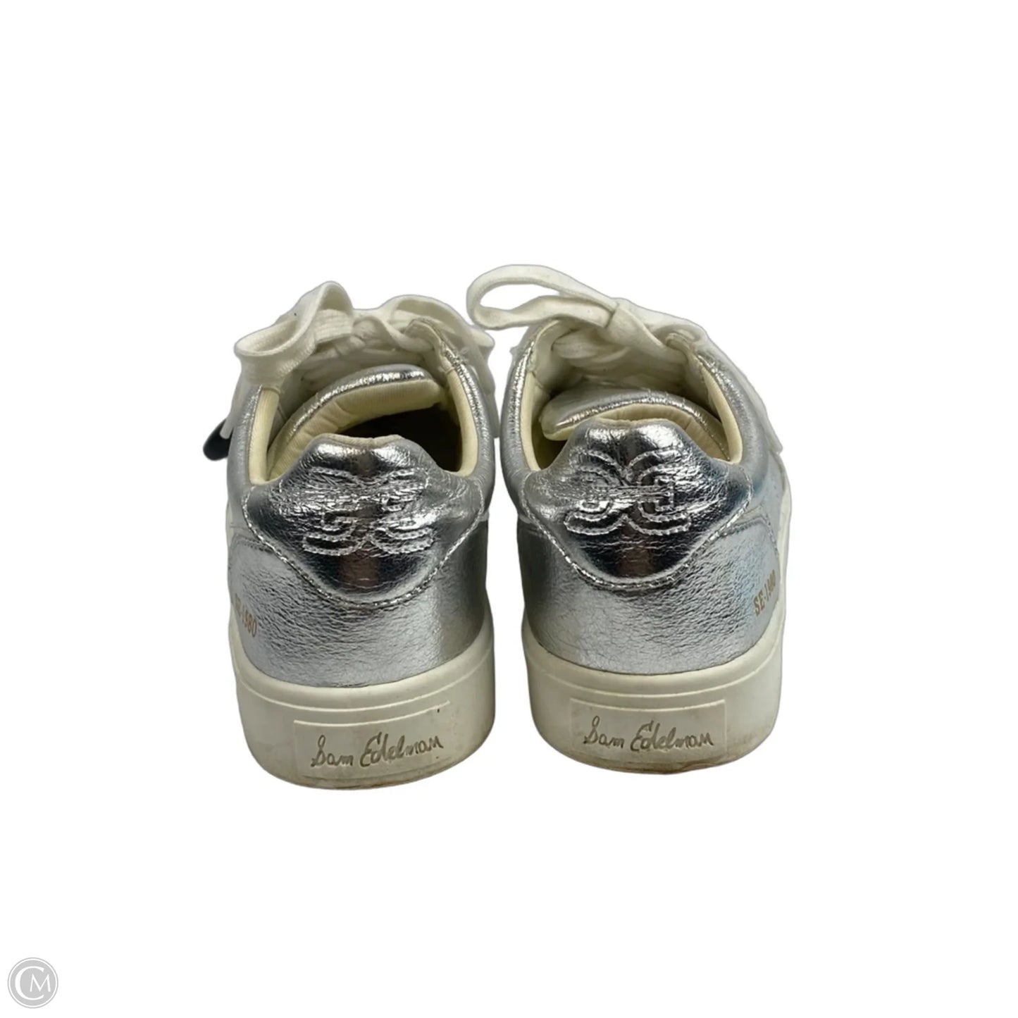Shoes Sneakers By Sam Edelman In Silver, Size: 5.5