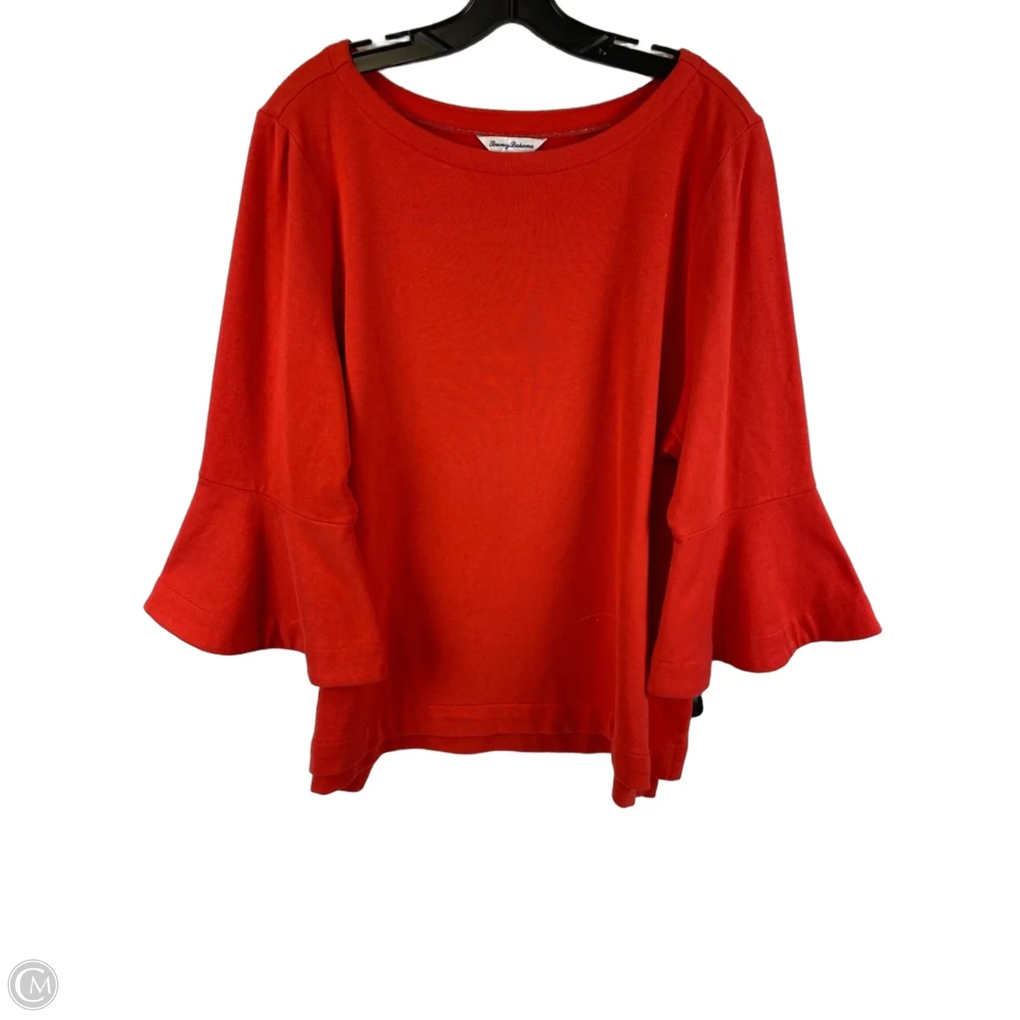 Top Long Sleeve By Tommy Bahama In Red, Size: Xl