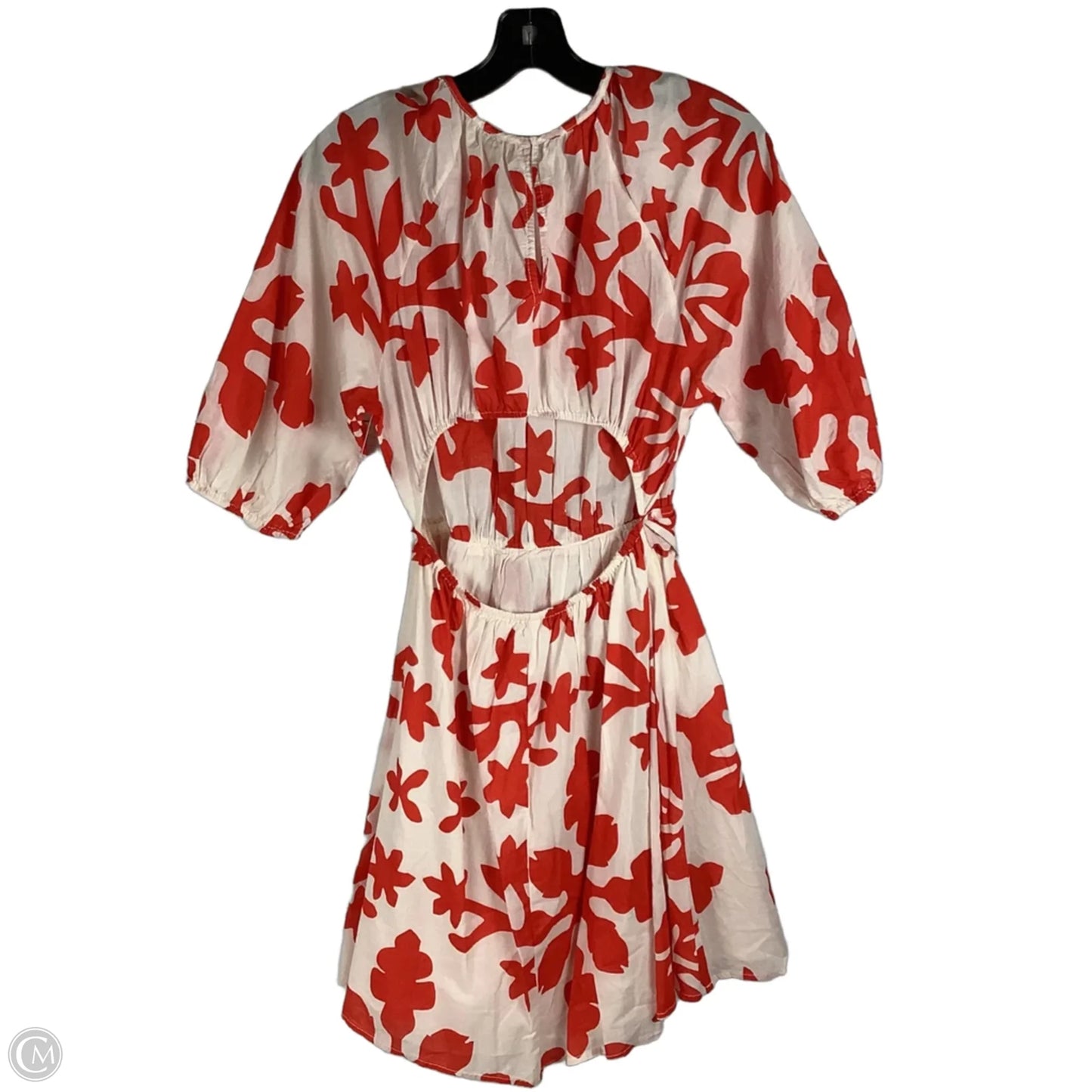 Dress Casual Short By H&m In Red & White, Size: S