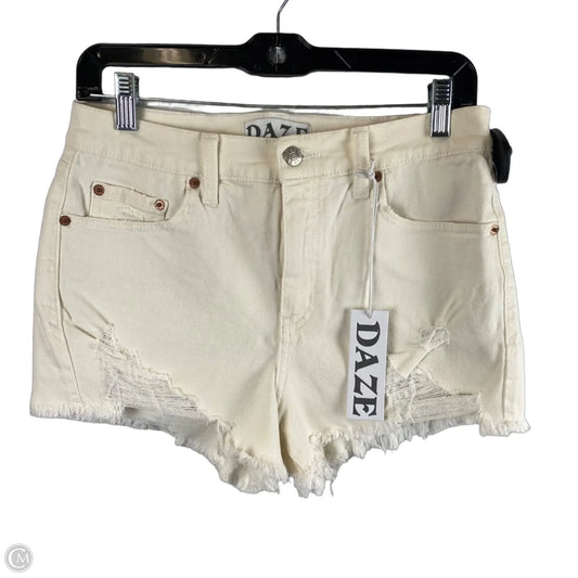 Shorts By Daze In Cream, Size: 28
