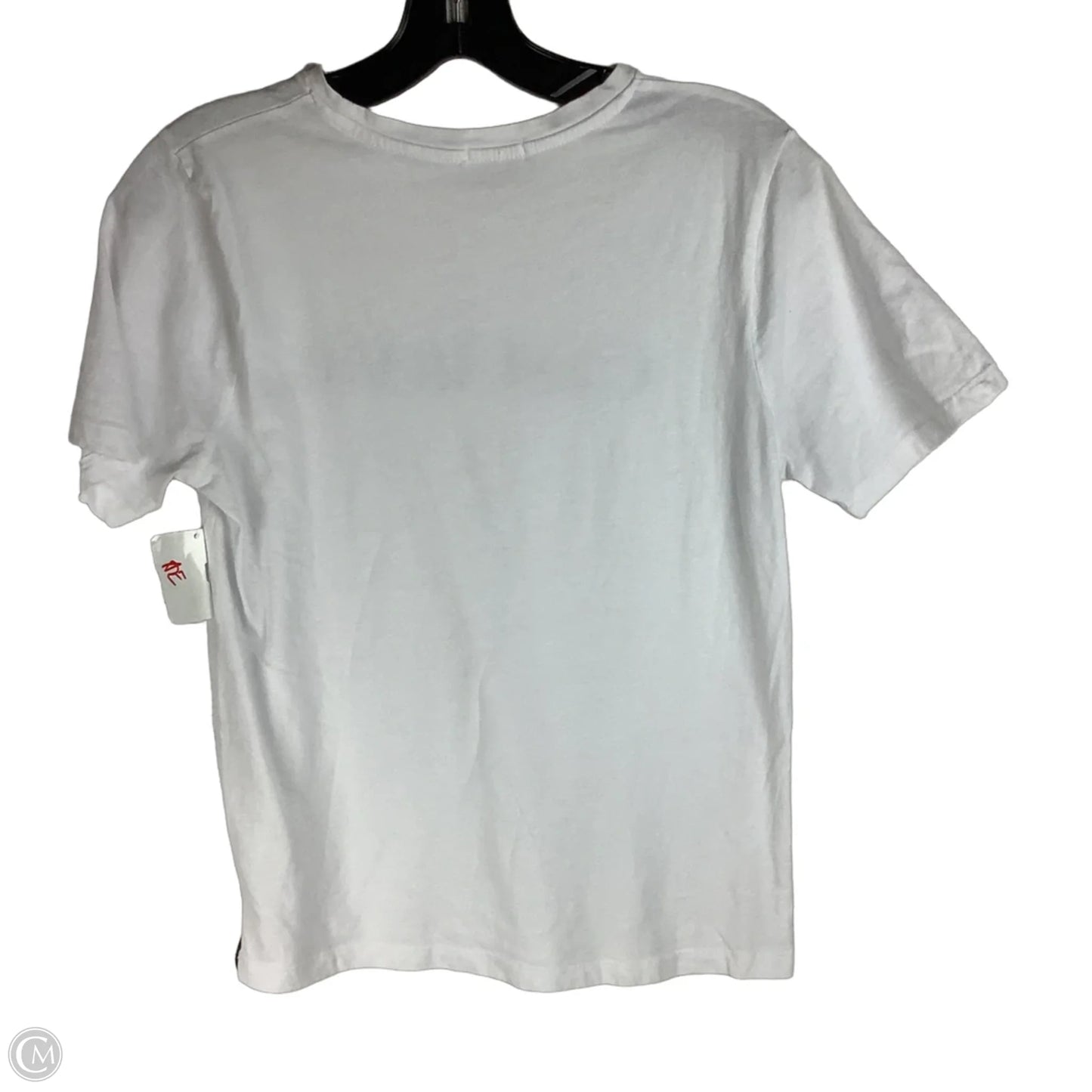 Top Short Sleeve By Stradivarius In White, Size: S