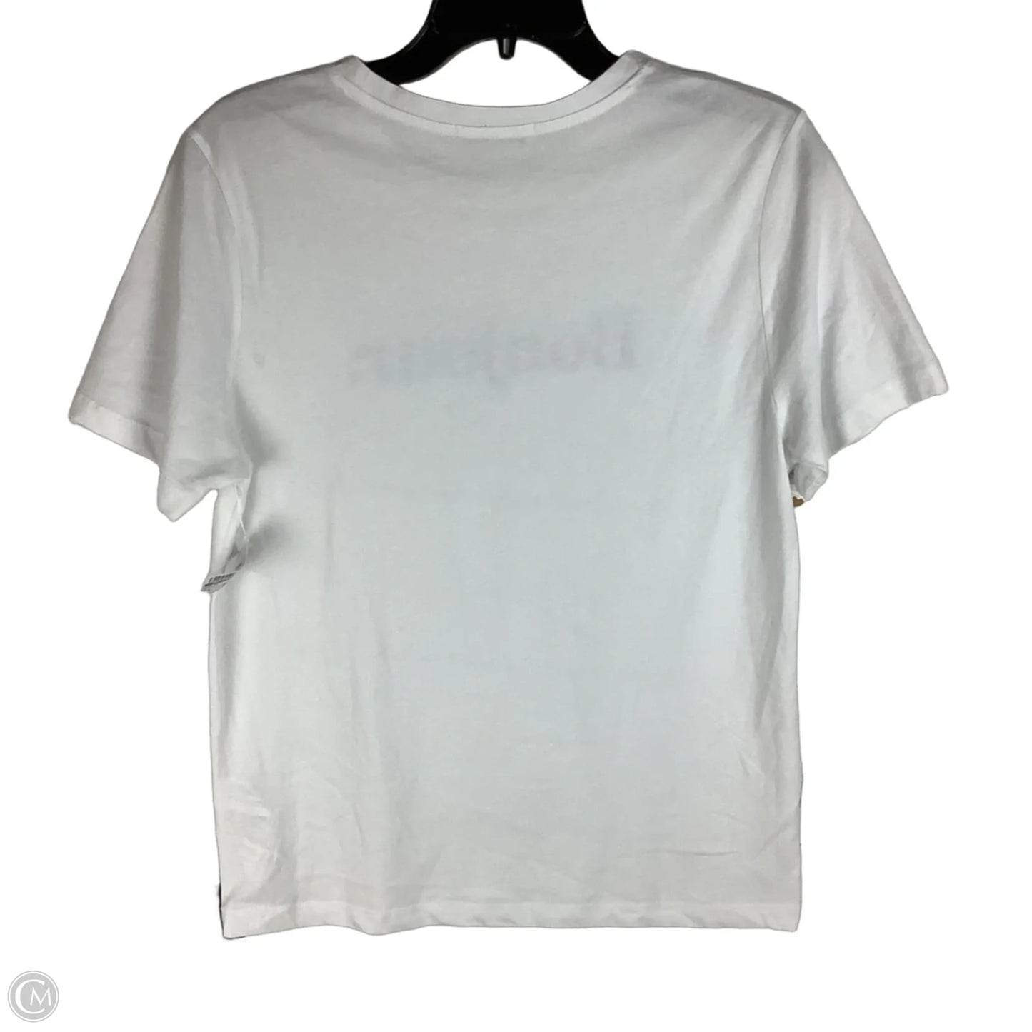 Top Short Sleeve By Stradivarius In White, Size: S
